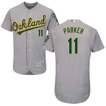 Jarrod Parker Oakland Athletics gray jersey