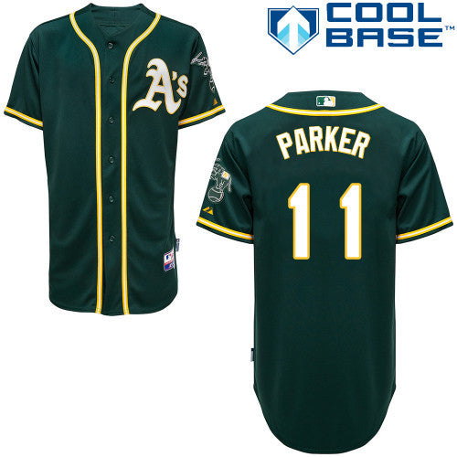 Parker Oakland Athletics green jersey