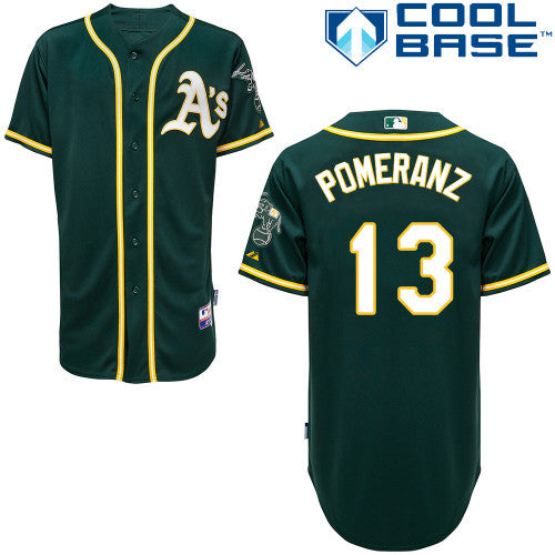 Pomeranz Oakland Athletics green jersey