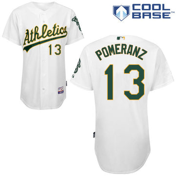 Pomeranz Oakland Athletics white jersey