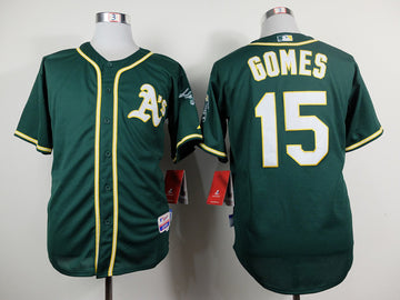 Gomes Oakland Athletics green jersey