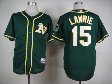 Lawrie Oakland Athletics green jersey