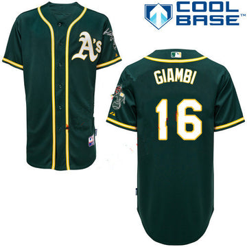 Jason Giambi Oakland Athletics green jersey