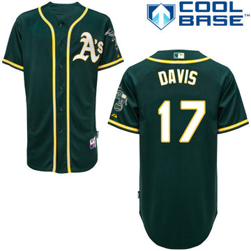 Davis Oakland Athletics green jersey