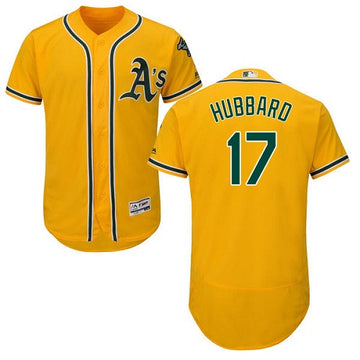 Glenn Hubbard Oakland Athletics yellow jersey
