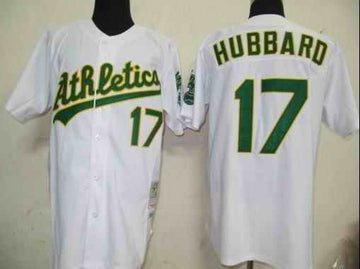 Hubbard Oakland Athletics white jersey