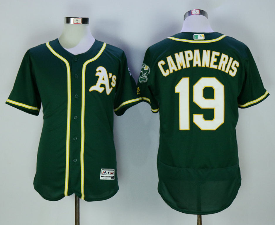 Bert Campaneris Oakland Athletics green jersey