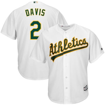 Khris Davis Oakland Athletics white jersey