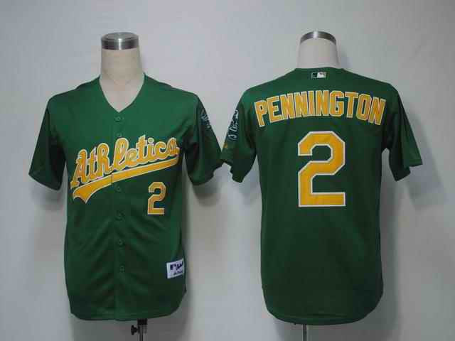 Pennington Oakland Athletics green jersey