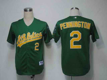 Pennington Oakland Athletics green jersey