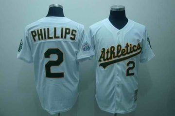Phillips Oakland Athletics white jersey