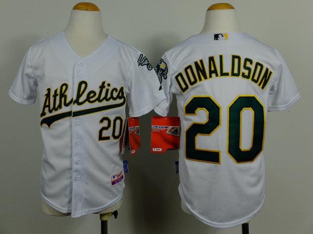 Donaldson Oakland Athletics white jersey