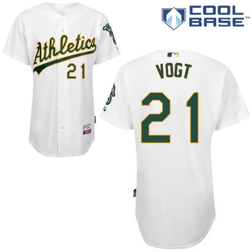 Vogt Oakland Athletics white jersey