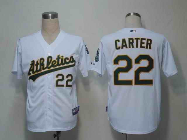 Carter Oakland Athletics white jersey