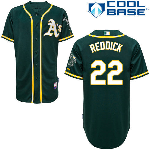 Reddick Oakland Athletics green jersey