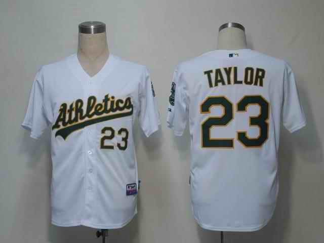 Taylor Oakland Athletics white jersey