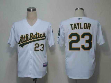 Taylor Oakland Athletics white jersey
