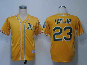 Taylor Oakland Athletics yellow jersey