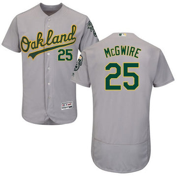 Mark McGwire Oakland Athletics gray jersey