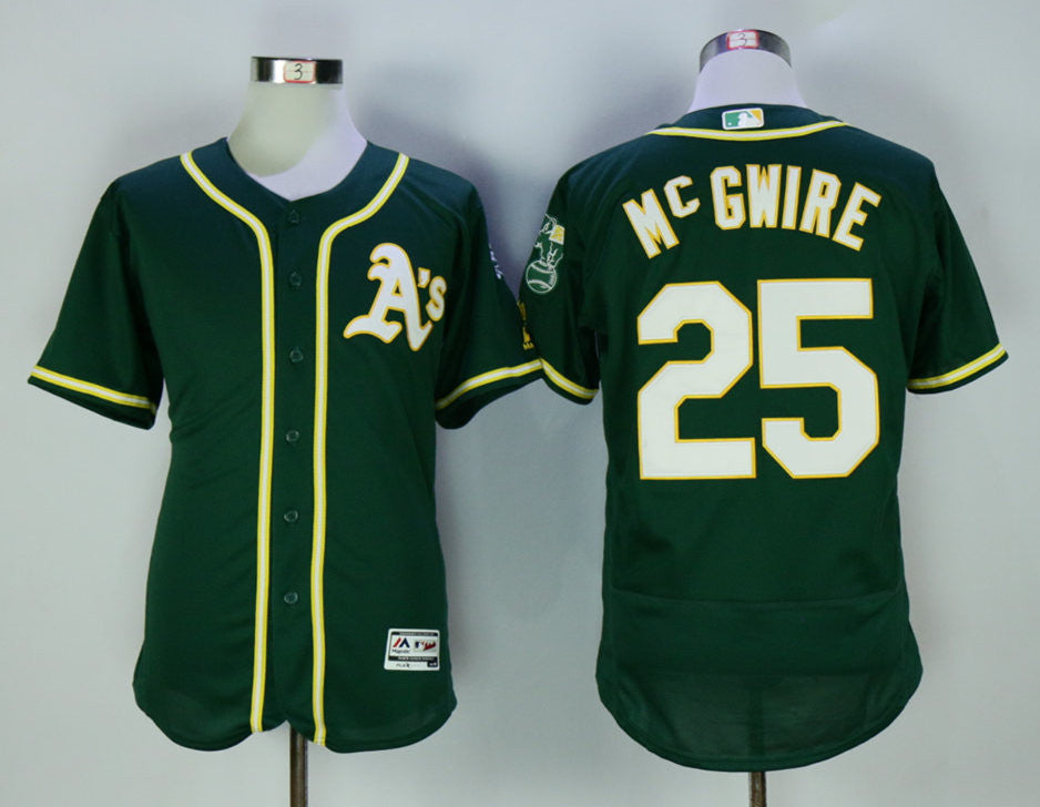 Mark McGwire Oakland Athletics green jersey