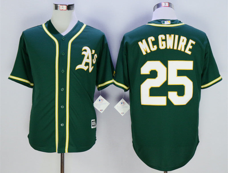 Mark McGwire Oakland Athletics green jersey