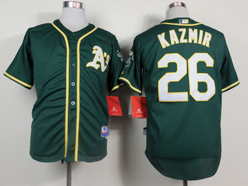 Kazmir Oakland Athletics green jersey