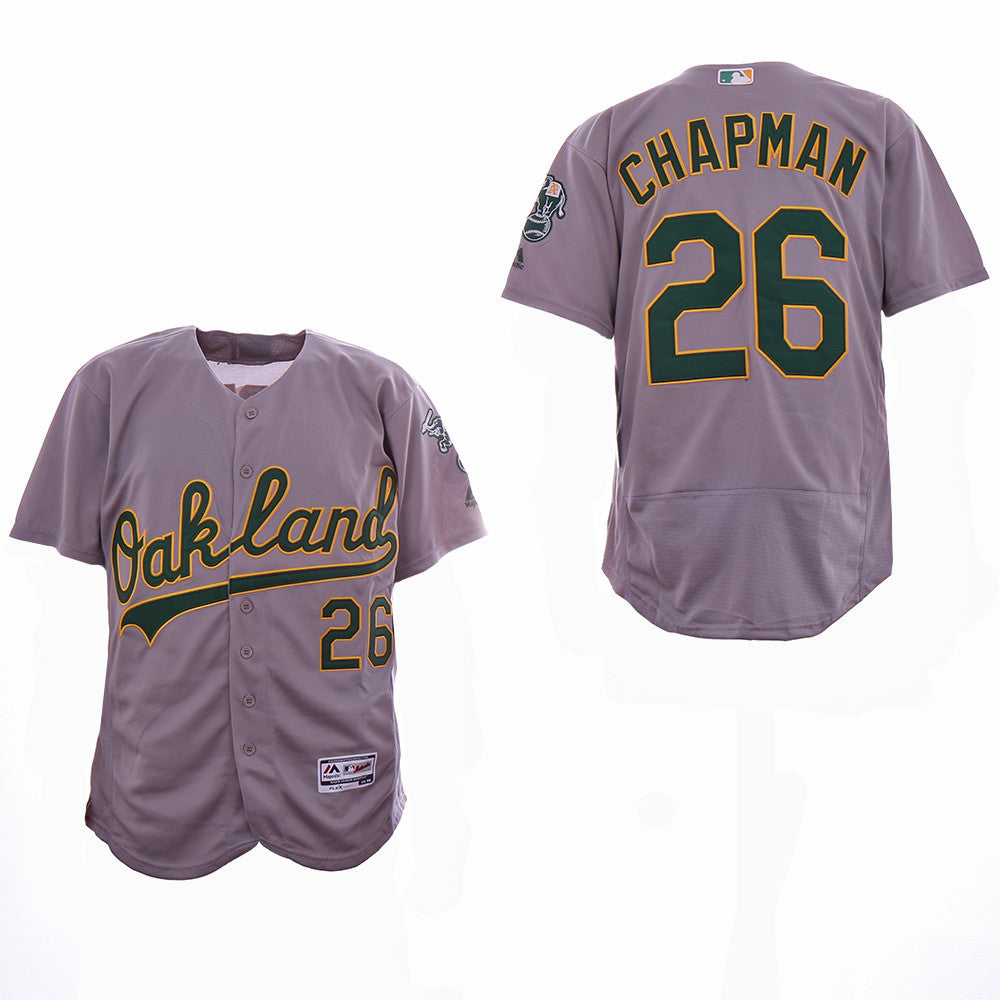 Matt Chapman Oakland Athletics gray jersey