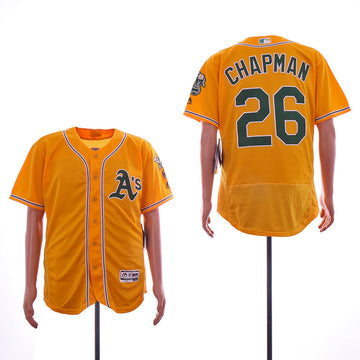 Matt Chapman Oakland Athletics yellow jersey