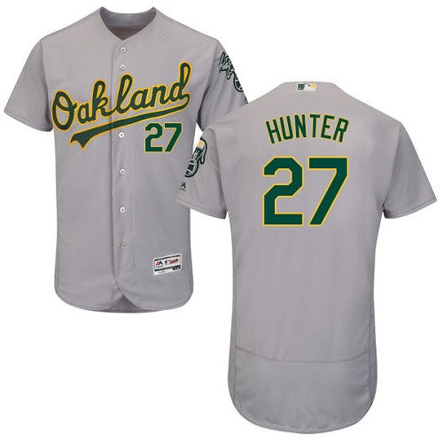 Catfish Hunter Oakland Athletics gray jersey