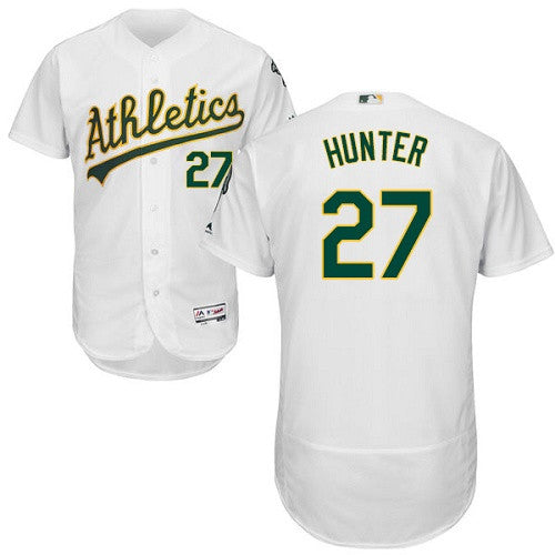Catfish Hunter Oakland Athletics white jersey