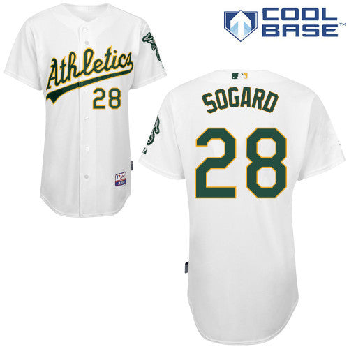Sogard Oakland Athletics white jersey