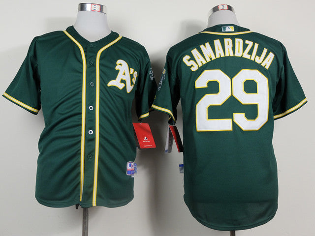 Samardzija Oakland Athletics green jersey