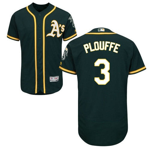 Trevor Plouffe Oakland Athletics green jersey