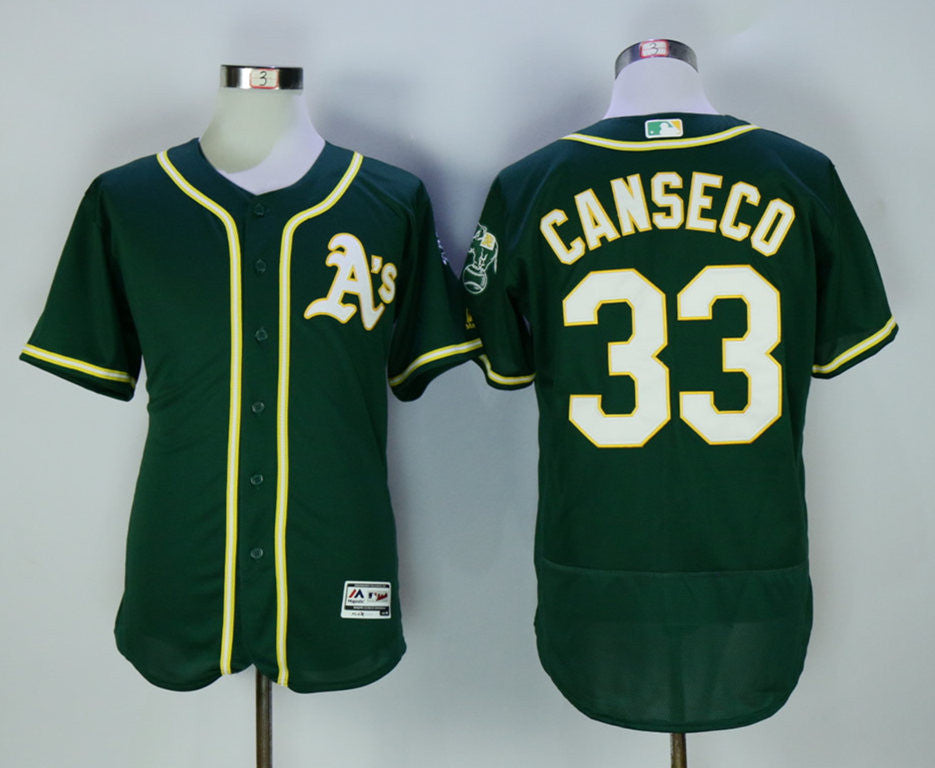 Jose Canseco Oakland Athletics green jersey