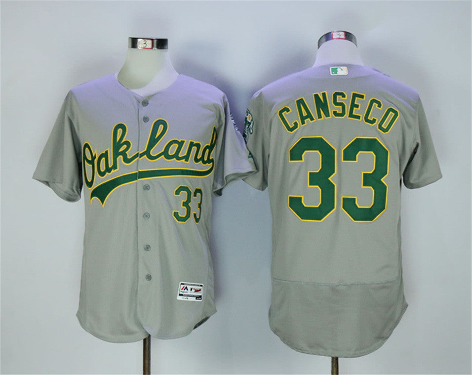 Jose Canseco Oakland Athletics grey jersey