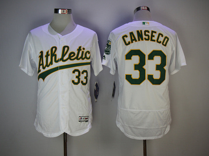 Jose Canseco Oakland Athletics white jersey