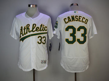 Jose Canseco Oakland Athletics white jersey
