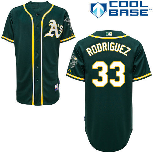 Rodgiguez Oakland Athletics green jersey