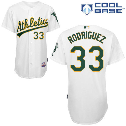 Rodriguez Oakland Athletics white jersey