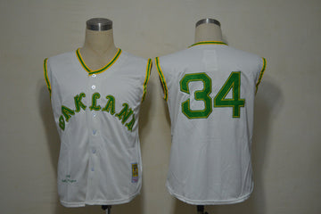 Rollie Oakland Athletics white jersey