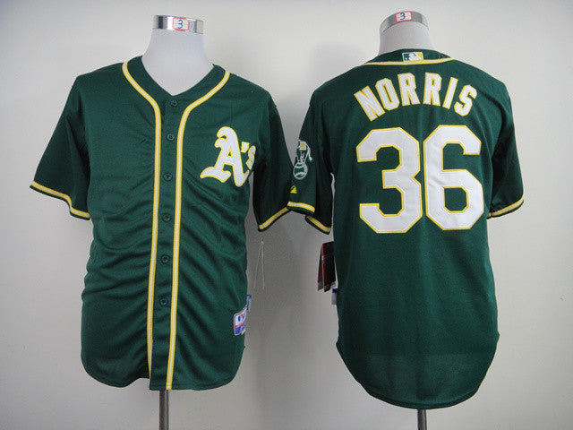 Norris Oakland Athletics green jersey