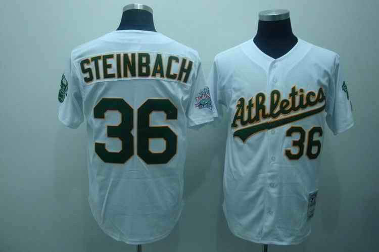 Steich Oakland Athletics white jersey