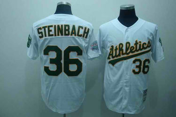 Steich Oakland Athletics white jersey