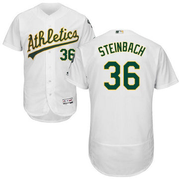 Terry Steich Oakland Athletics white jersey