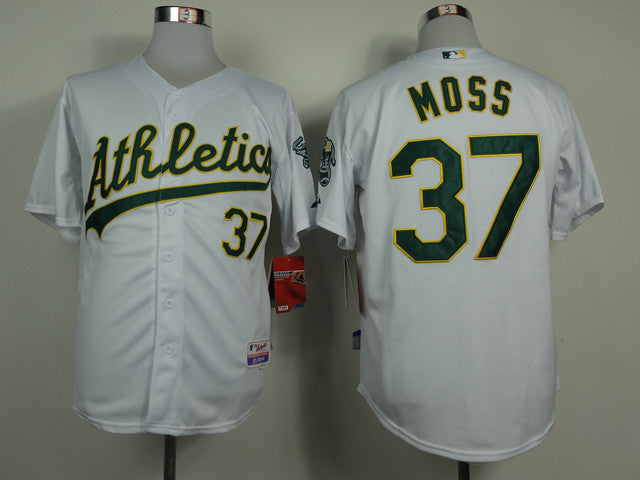Moss Oakland Athletics white jersey