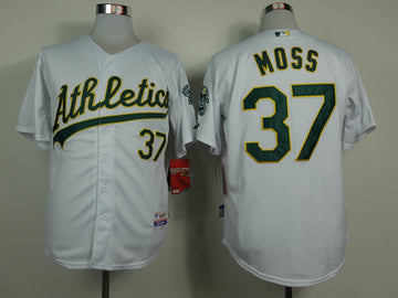 Moss Oakland Athletics white jersey