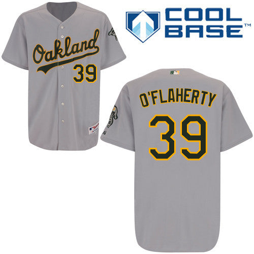 O'Flaherty Oakland Athletics grey jersey