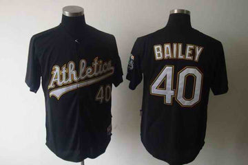 Bailey Oakland Athletics black jersey