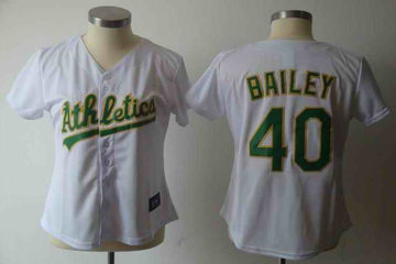 Bailey Oakland Athletics white jersey