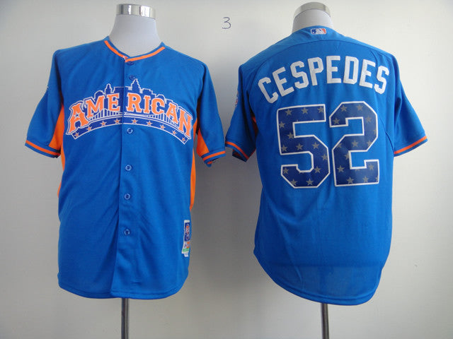 Cespedes Oakland Athletics blue jersey